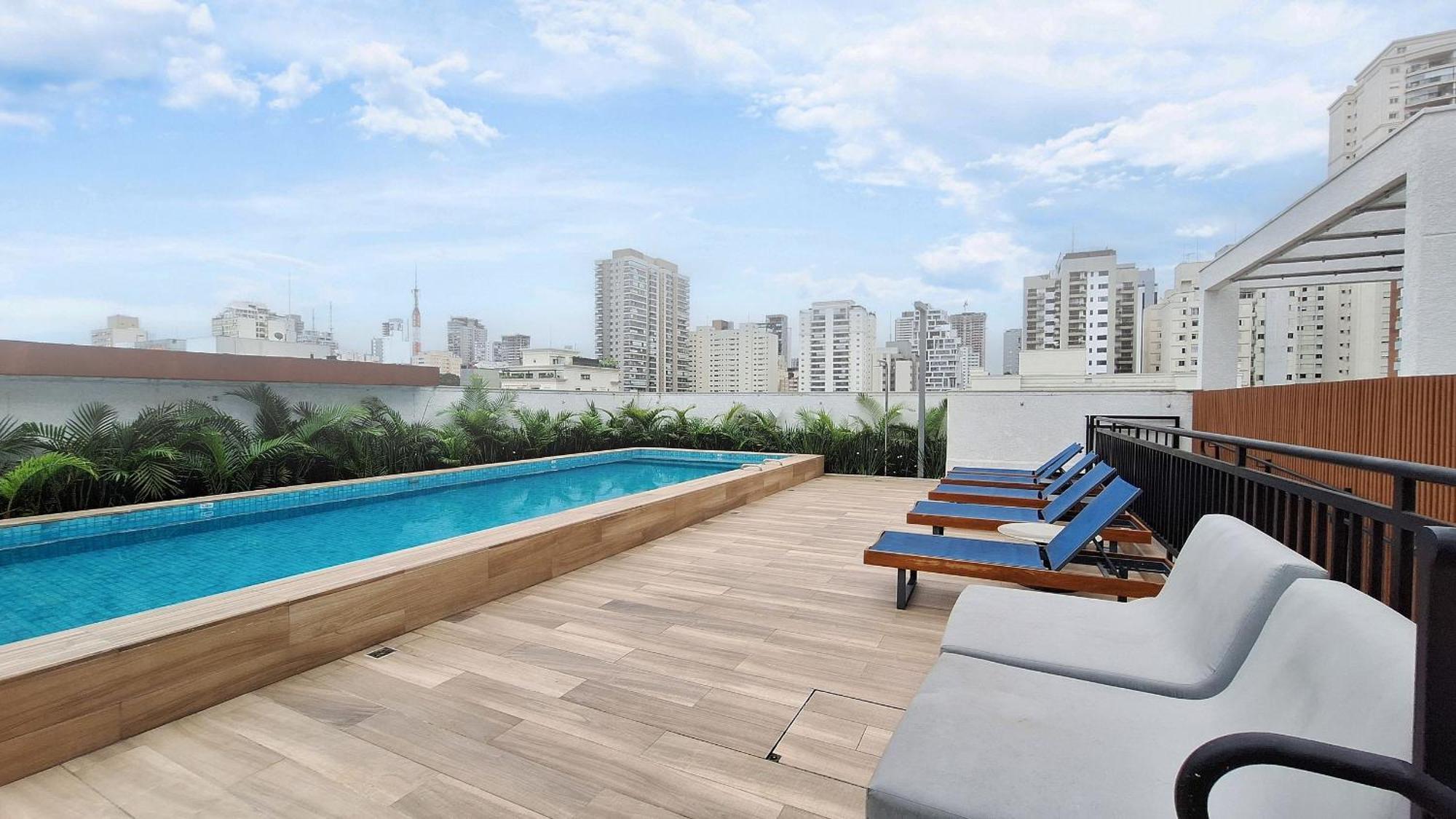Calixt Pinheiros Leilighet São Paulo Eksteriør bilde